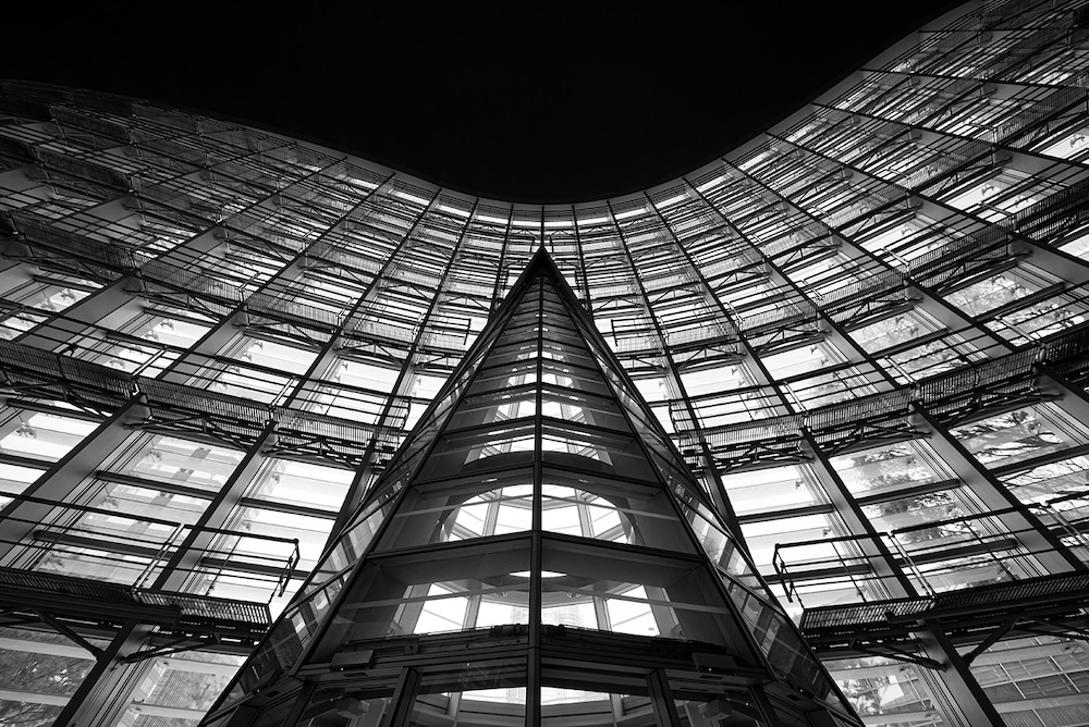 Interior of the National Art Center in Tokyo