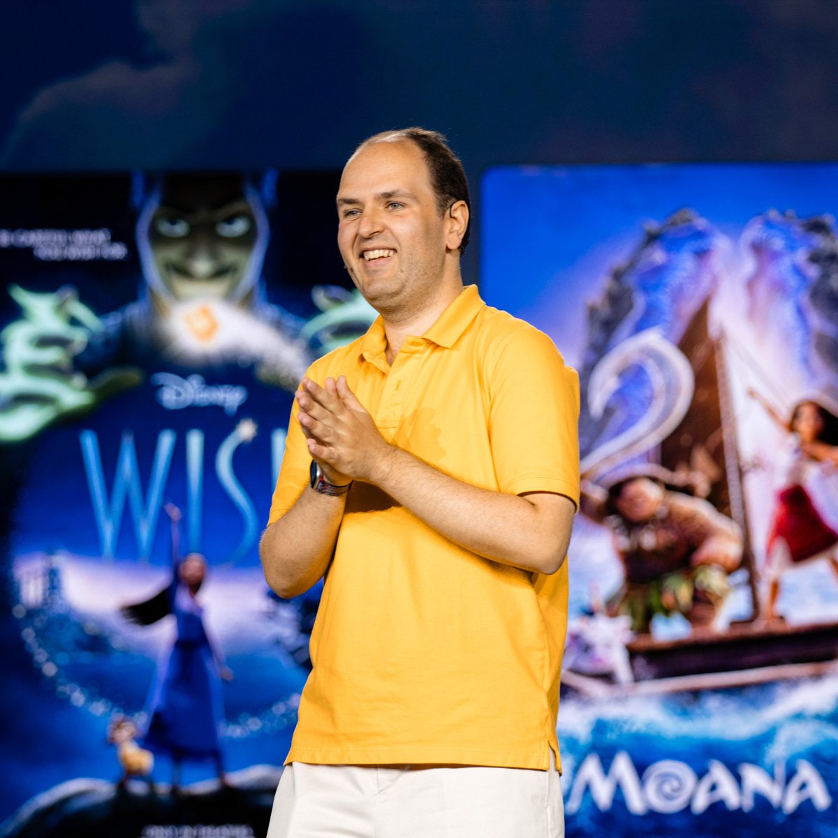 Rehan Butt speaking on stage at Figma's conference Config