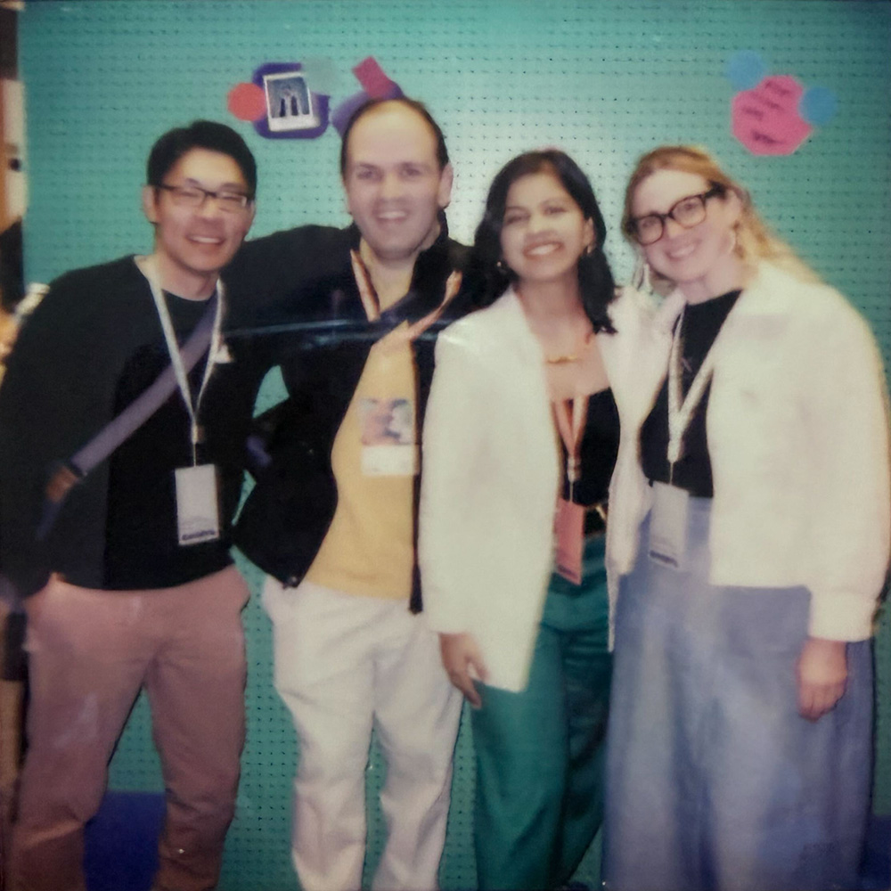 Pixar and Walt Disney Animation Studios design team group photo at Config 2025